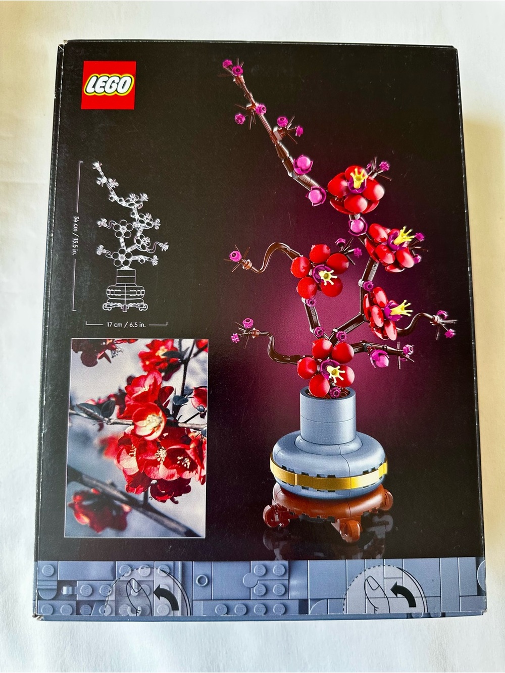 LEGO Botanicals Plum Blossom 10369 Flower Floral Decor 327pc Building Set New - Picture 2 of 2